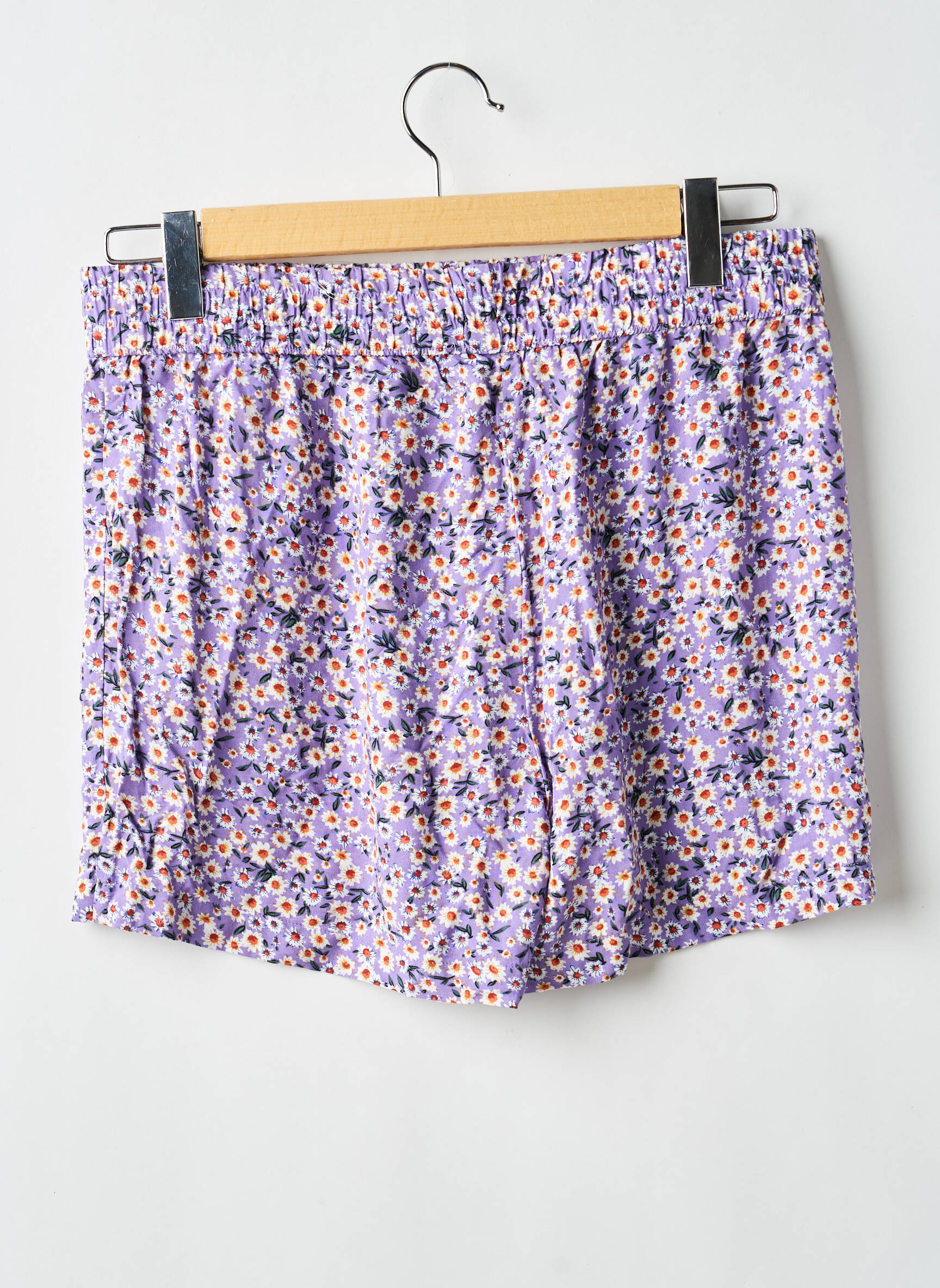 Short coupe droite violet JACQUELINE DE YONG femme
