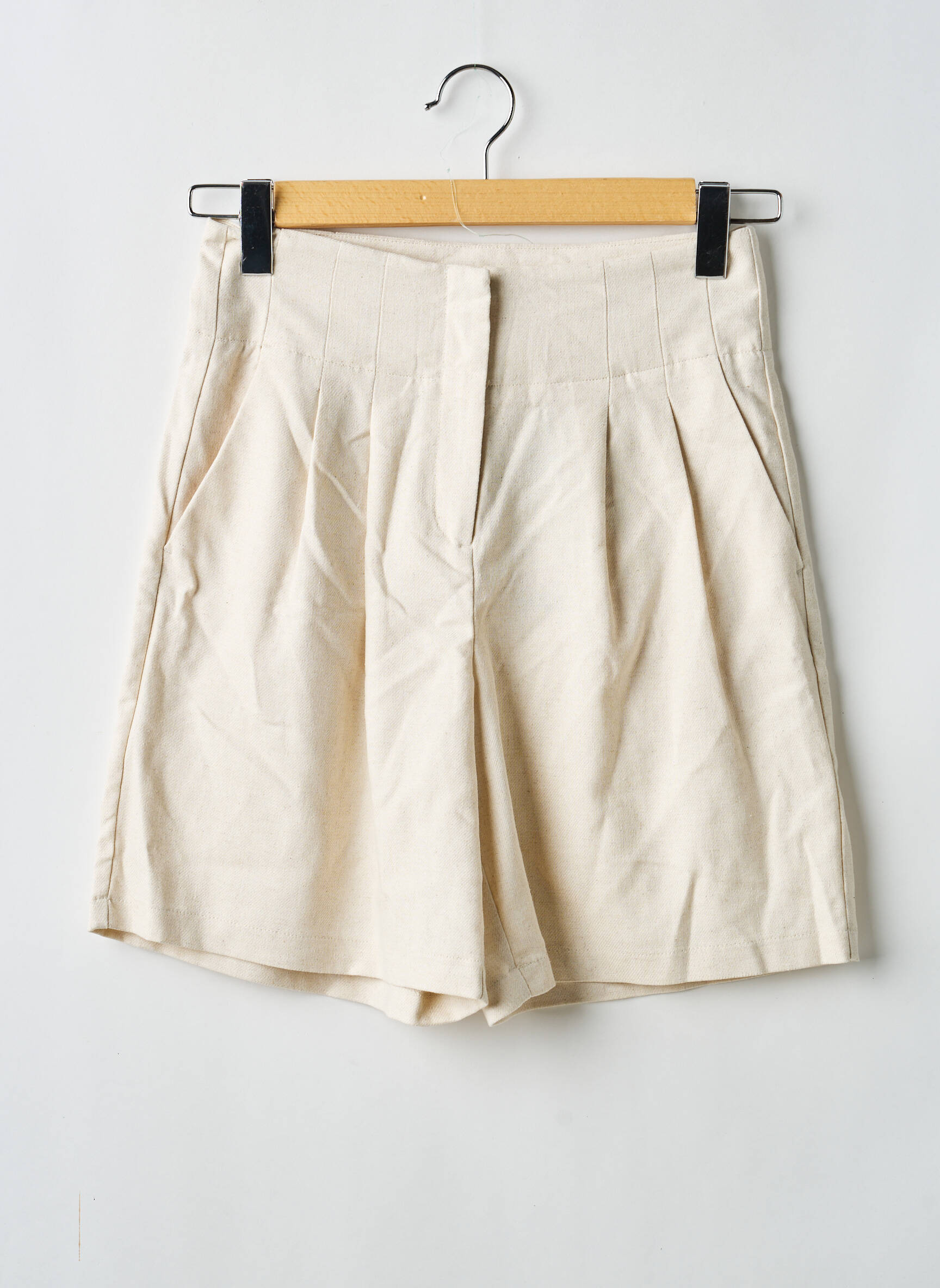 Short taille haute taille haute beige VERO MODA femme