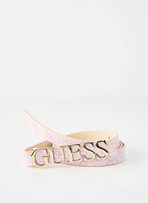 Ceinture rose GUESS femme