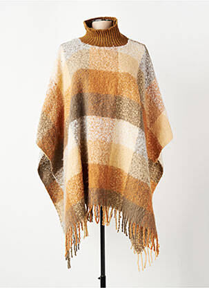 Poncho marron VILA femme