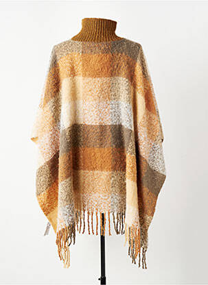 Poncho marron VILA femme