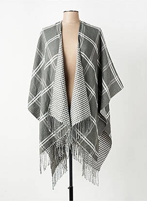 Poncho gris OPUS femme