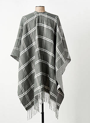 Poncho gris OPUS femme