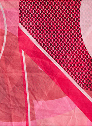 Foulard rose STREET ONE femme
