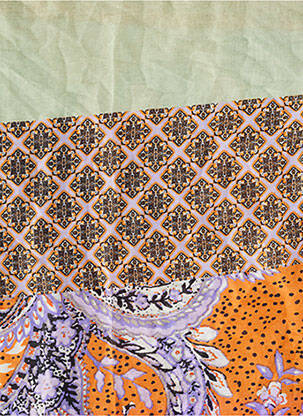 Foulard orange STREET ONE femme