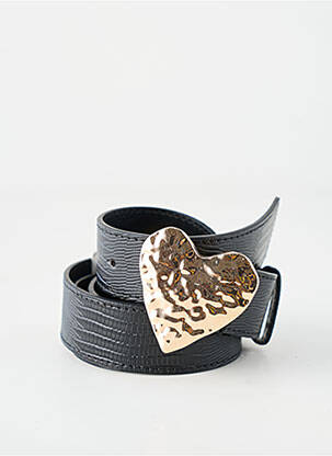 Ceinture noir MORGAN femme