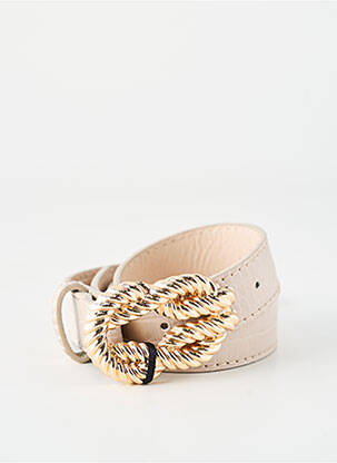 Ceinture beige MORGAN femme