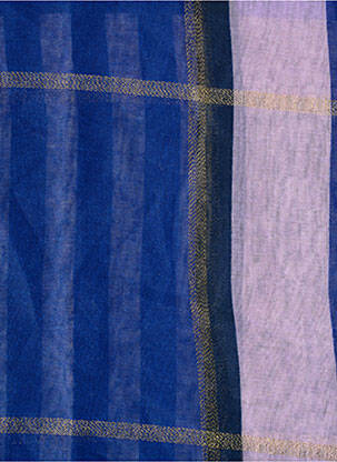 Foulard bleu PIECES femme
