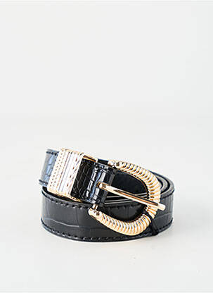 Ceinture noir MORGAN femme
