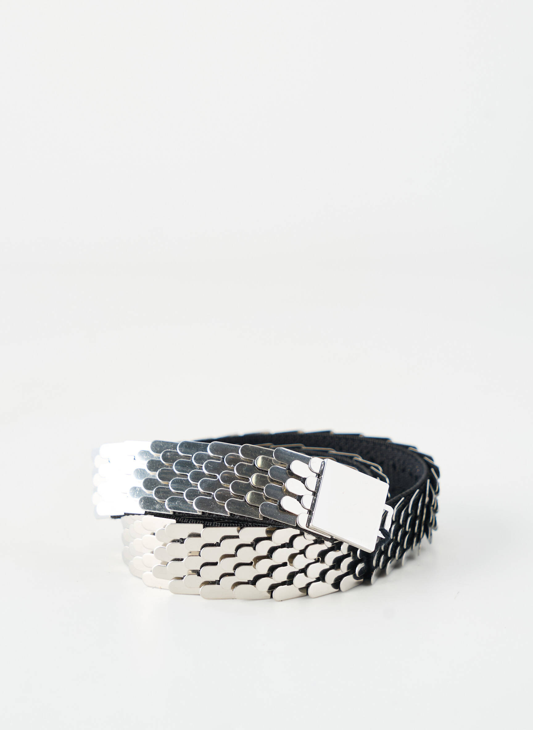 Ceinture argent MANGO femme