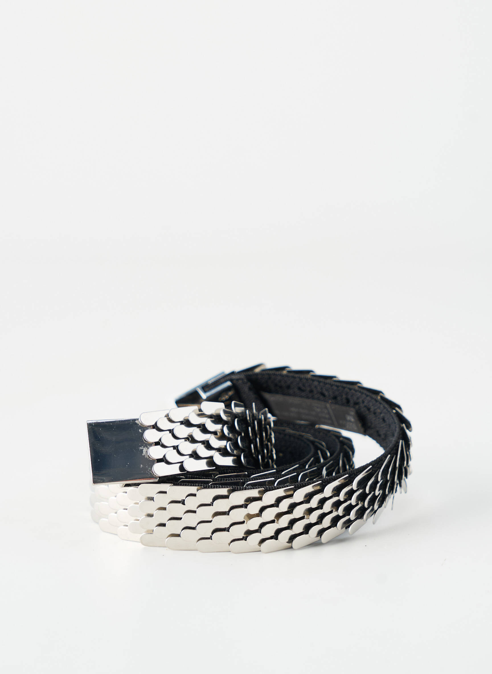 Ceinture argent MANGO femme