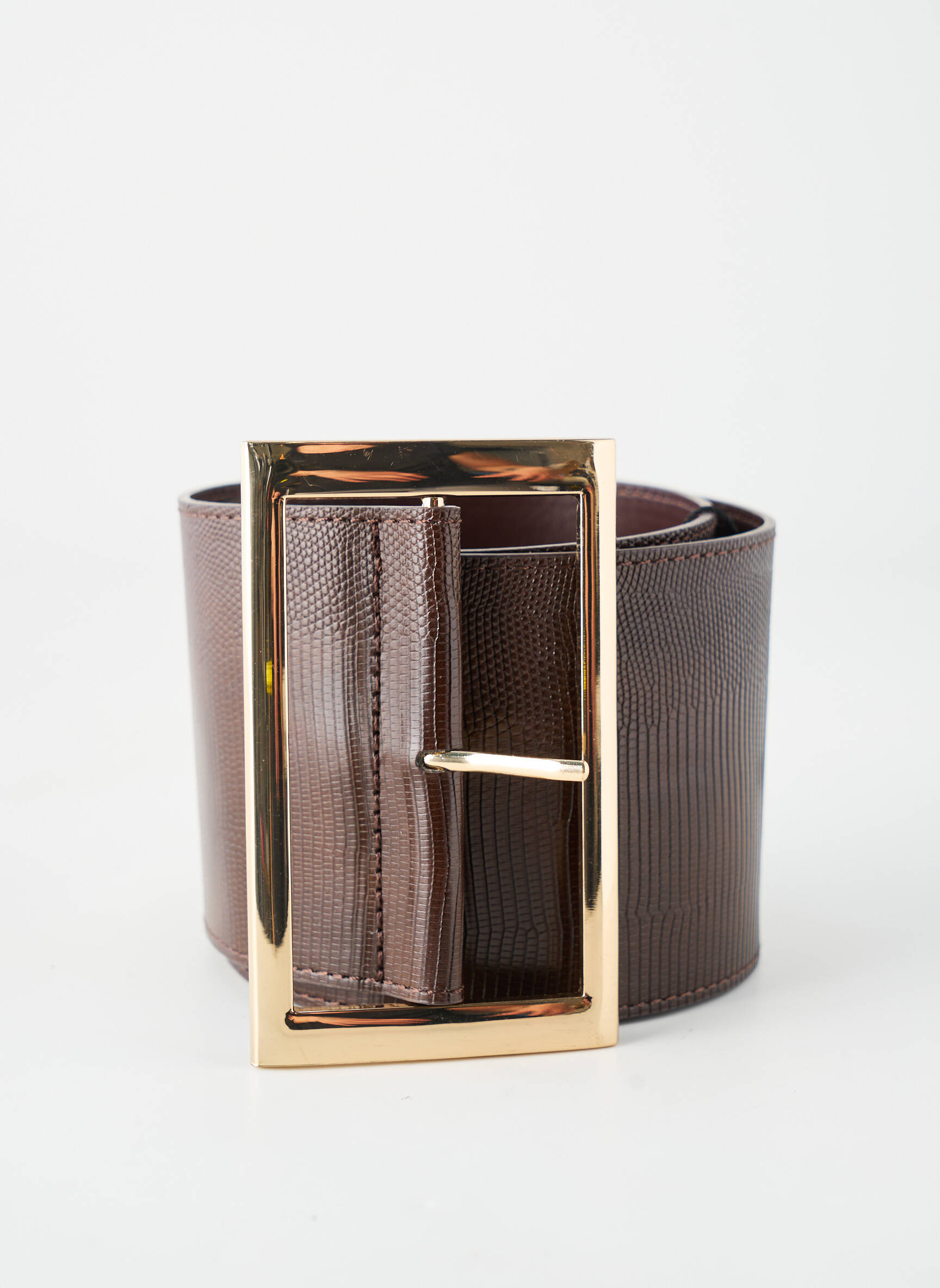 Ceinture marron MANGO femme