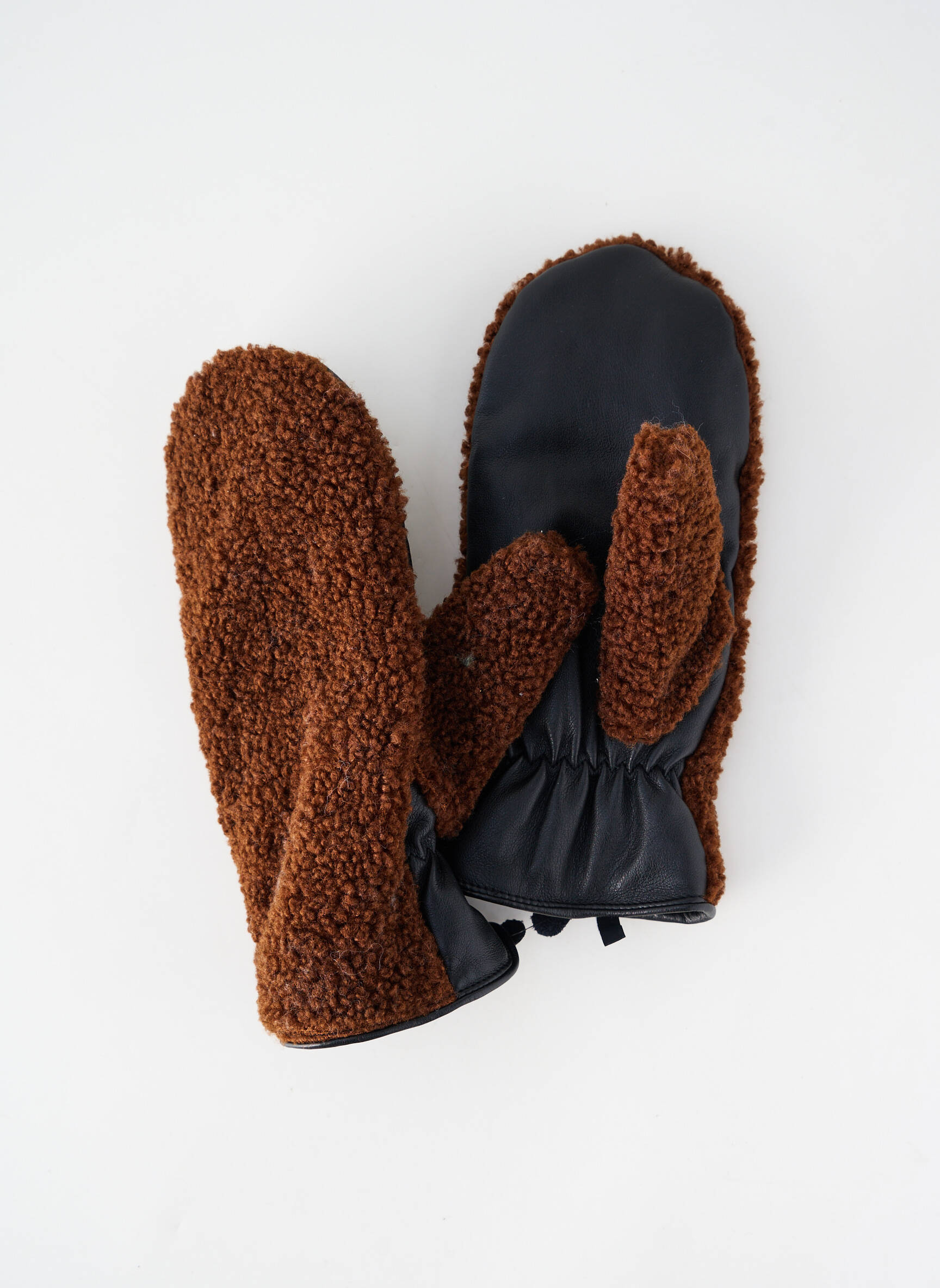 Gants marron PIECES femme