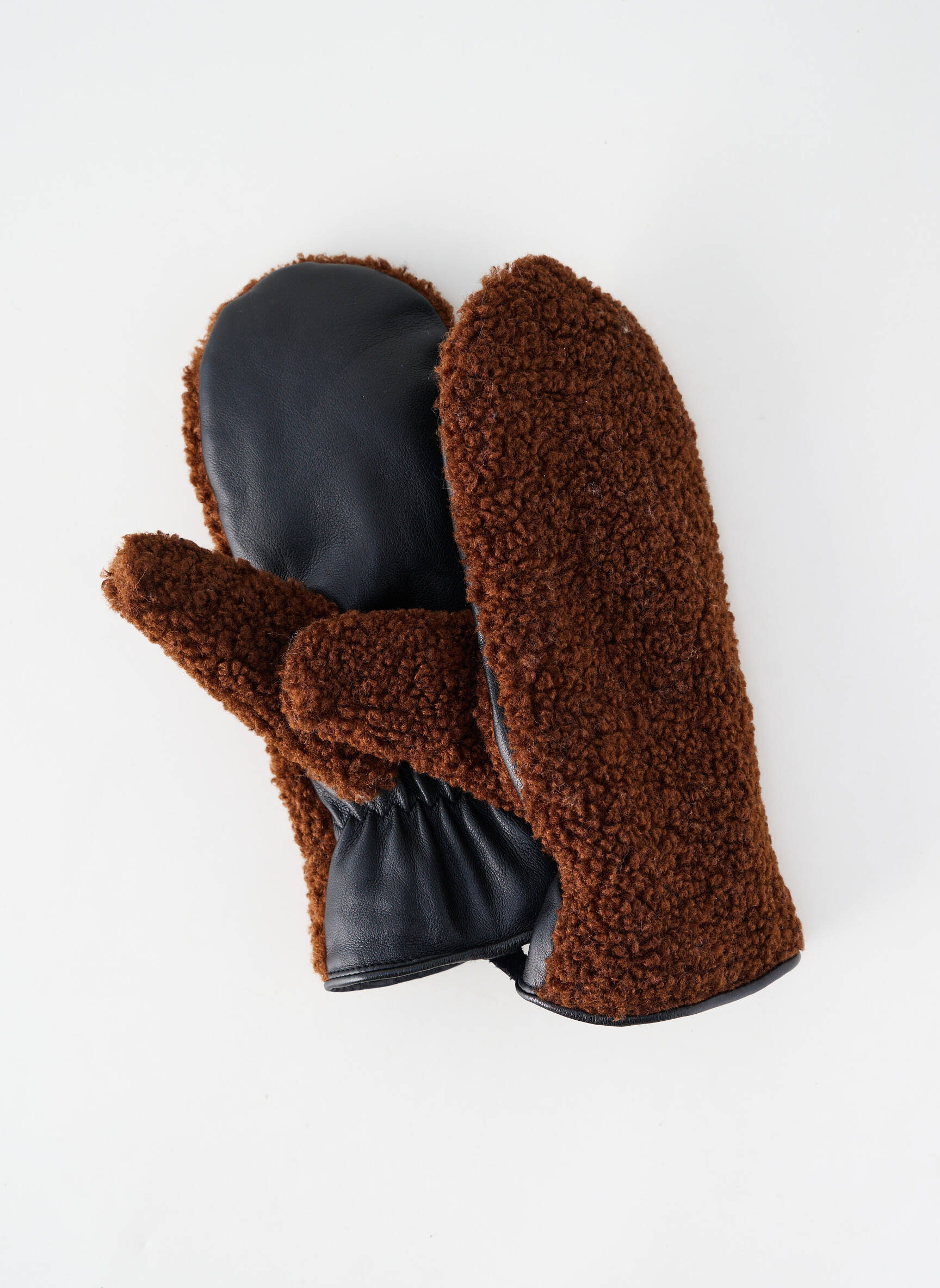 Gants marron PIECES femme