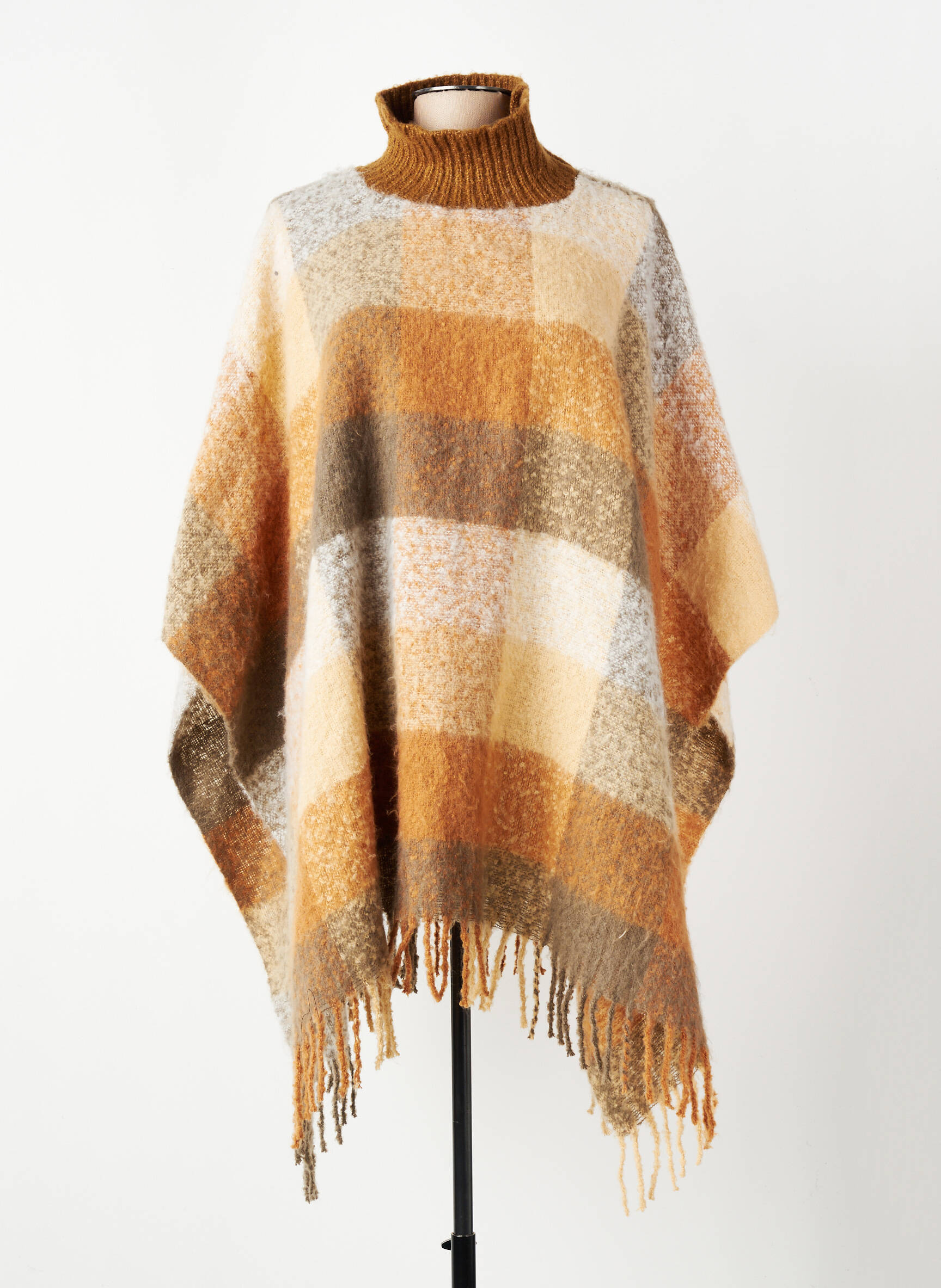 Poncho marron VILA femme