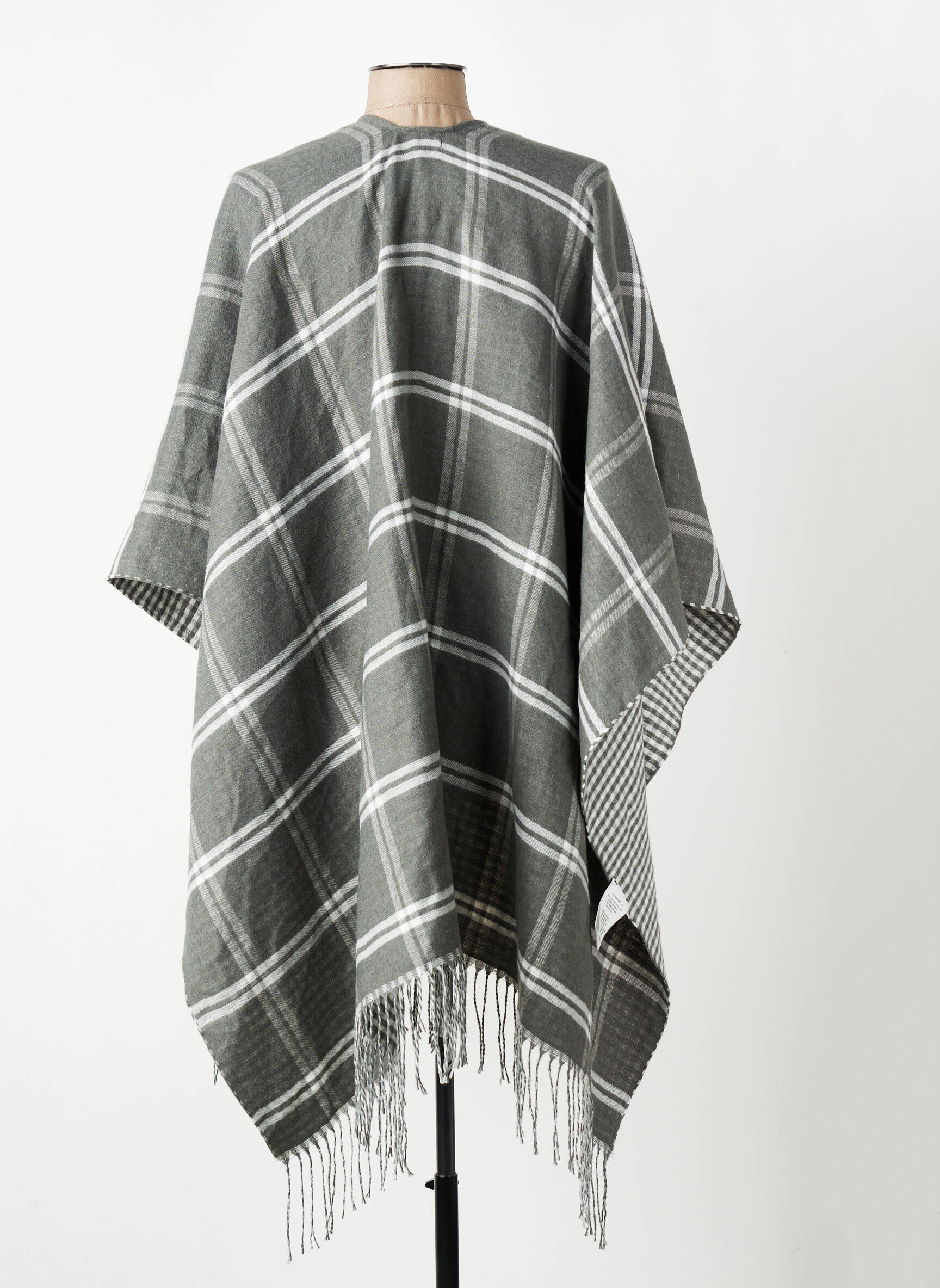 Poncho gris OPUS femme
