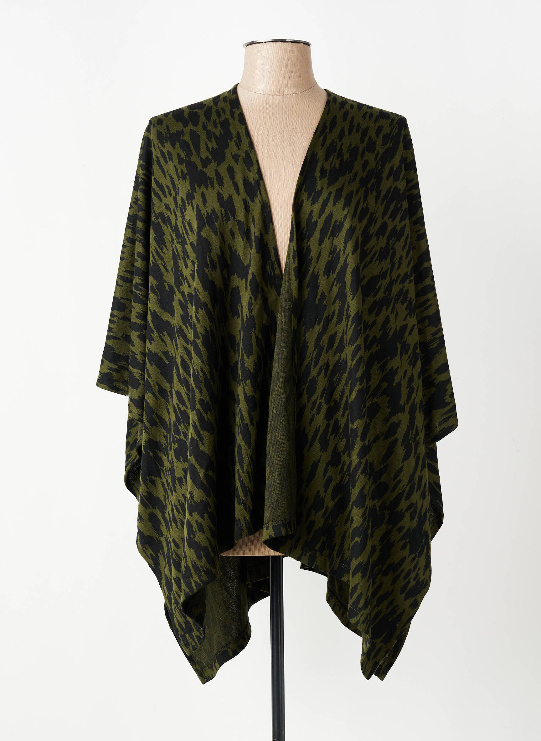 Poncho vert STREET ONE femme