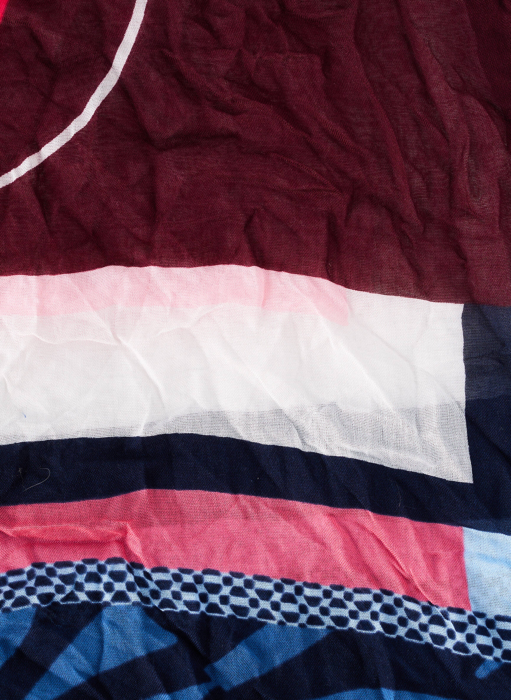 Foulard bleu STREET ONE femme