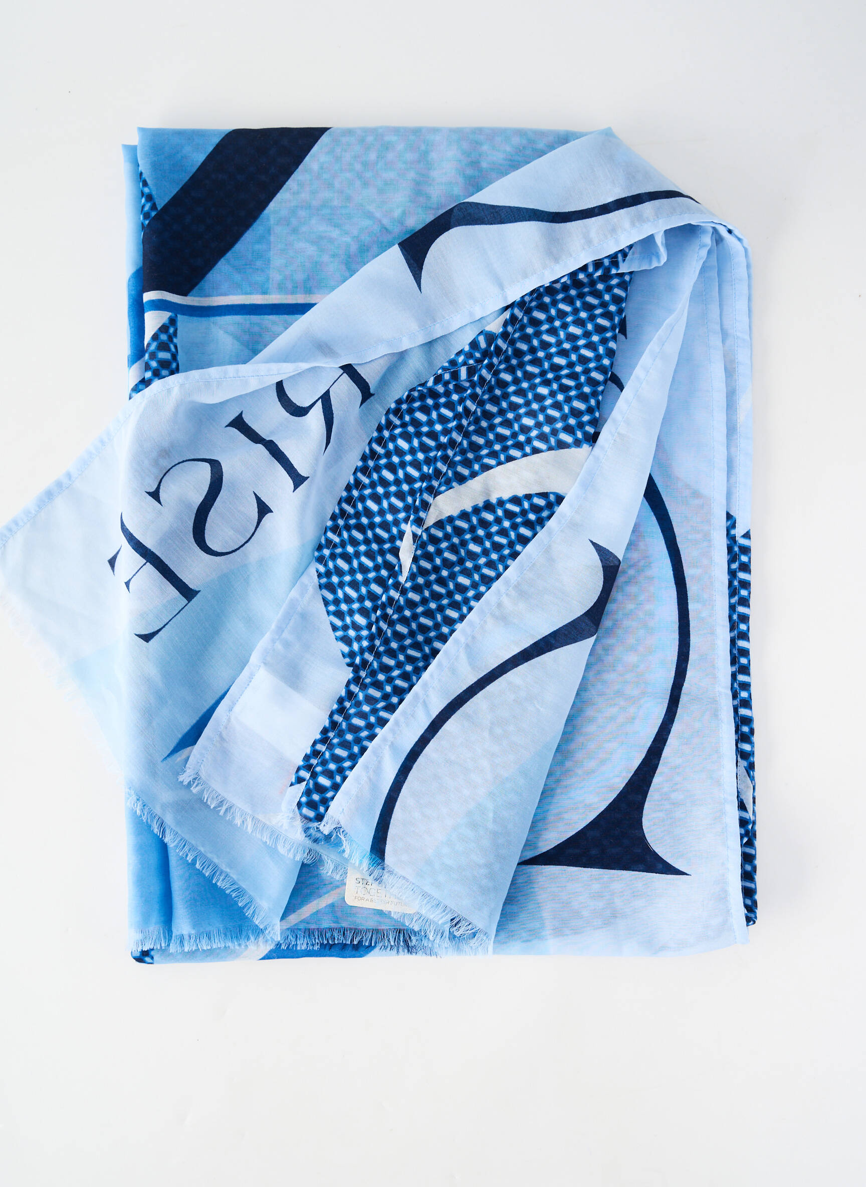 Foulard bleu STREET ONE femme