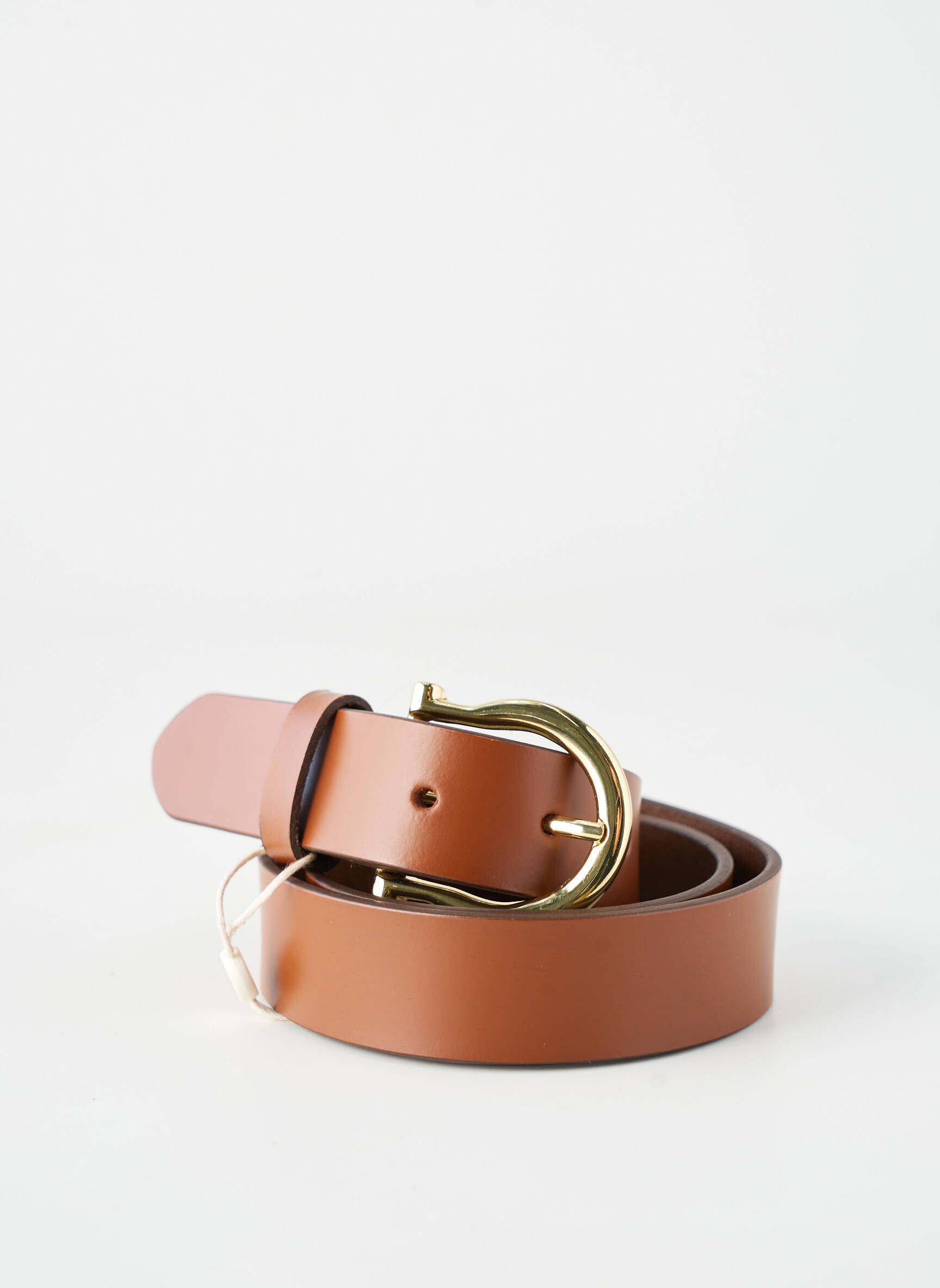 Ceinture fermeture lanière réglable avec boucle et clip marron ONLY femme