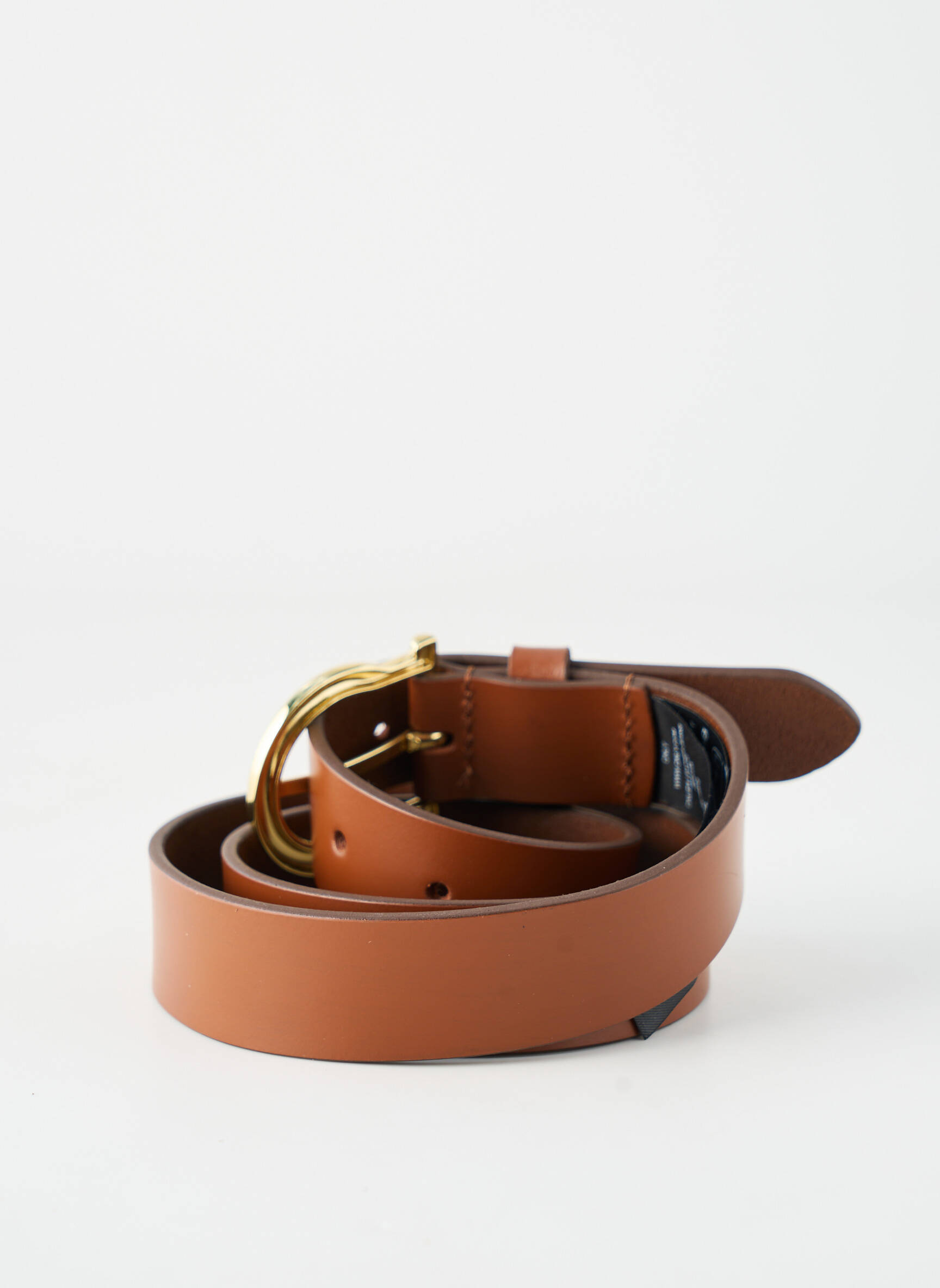 Ceinture fermeture lanière réglable avec boucle et clip marron ONLY femme