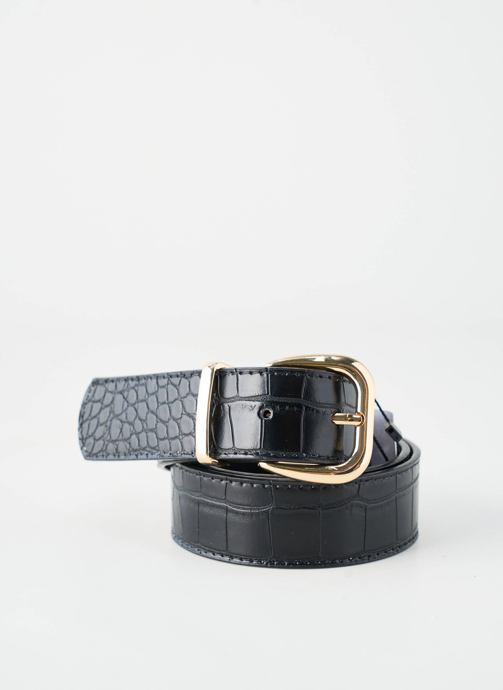 Ceinture noir MANGO femme