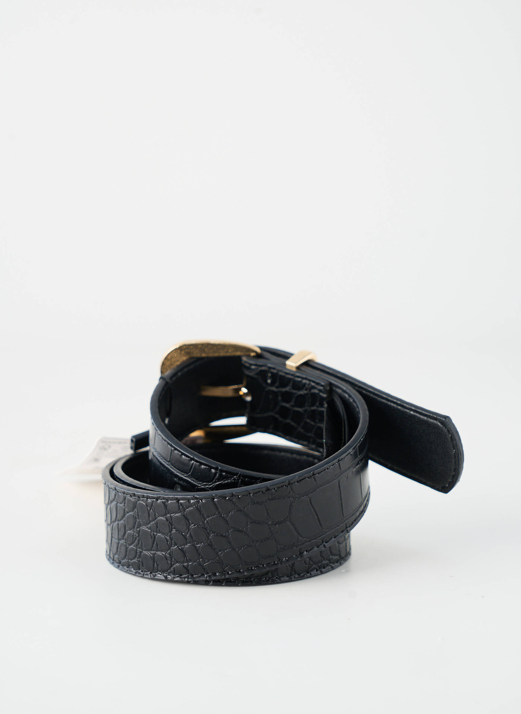 Ceinture noir MANGO femme