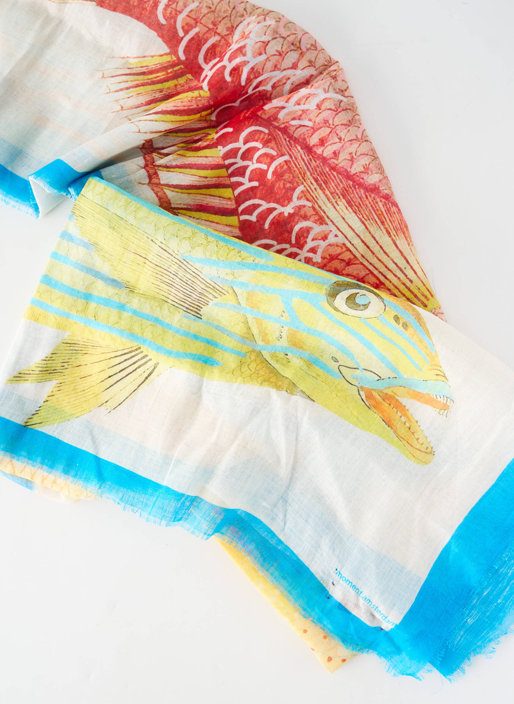 Foulard bleu MOMENT femme