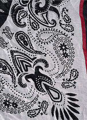 Foulard noir STREET ONE femme