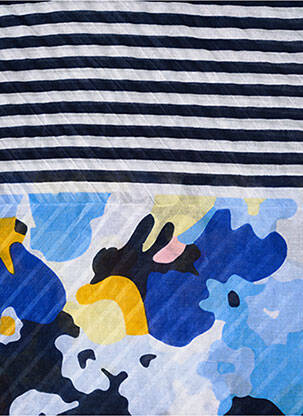 Foulard bleu STREET ONE femme