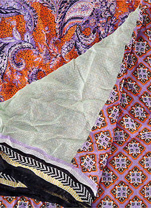Foulard violet STREET ONE femme