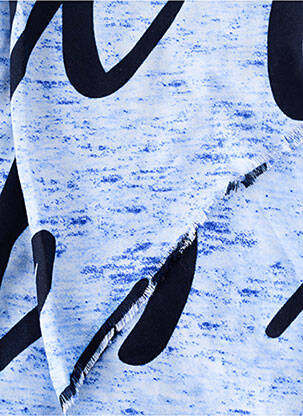 Foulard bleu STREET ONE femme