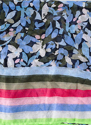 Foulard bleu STREET ONE femme