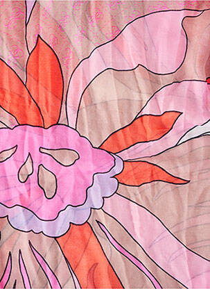 Foulard rose GUESS femme