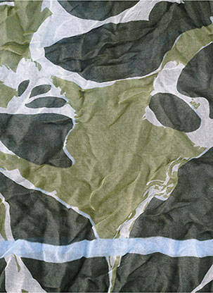 Foulard vert STREET ONE femme