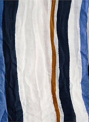 Foulard bleu MANGO femme