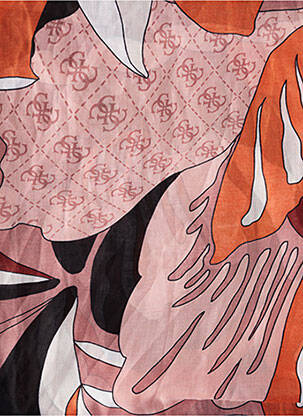 Foulard orange GUESS femme