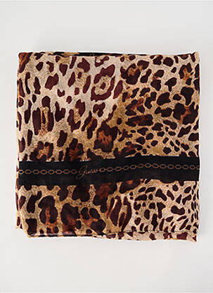 Foulard marron GUESS femme