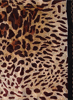 Foulard marron GUESS femme