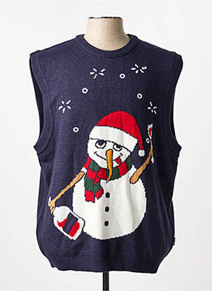 Pull col rond sans manche bleu ONLY&SONS homme