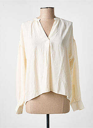Chemisier manches longues manches longues beige VERO MODA femme