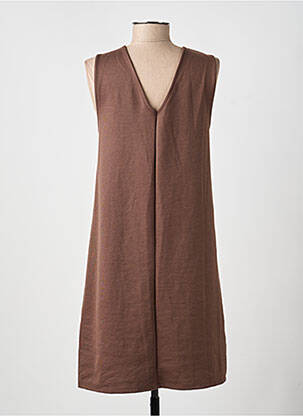 Robe courte marron ONLY femme