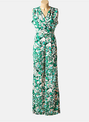 Combi-pantalon vert MORGAN femme