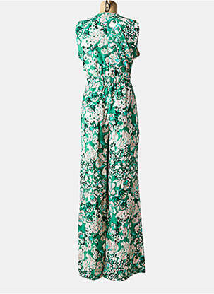 Combi-pantalon vert MORGAN femme