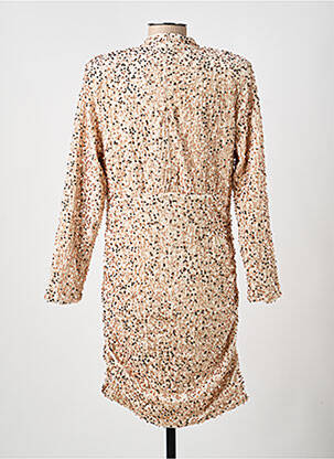 Robe mi-longue manches longues manches longues or VERO MODA femme