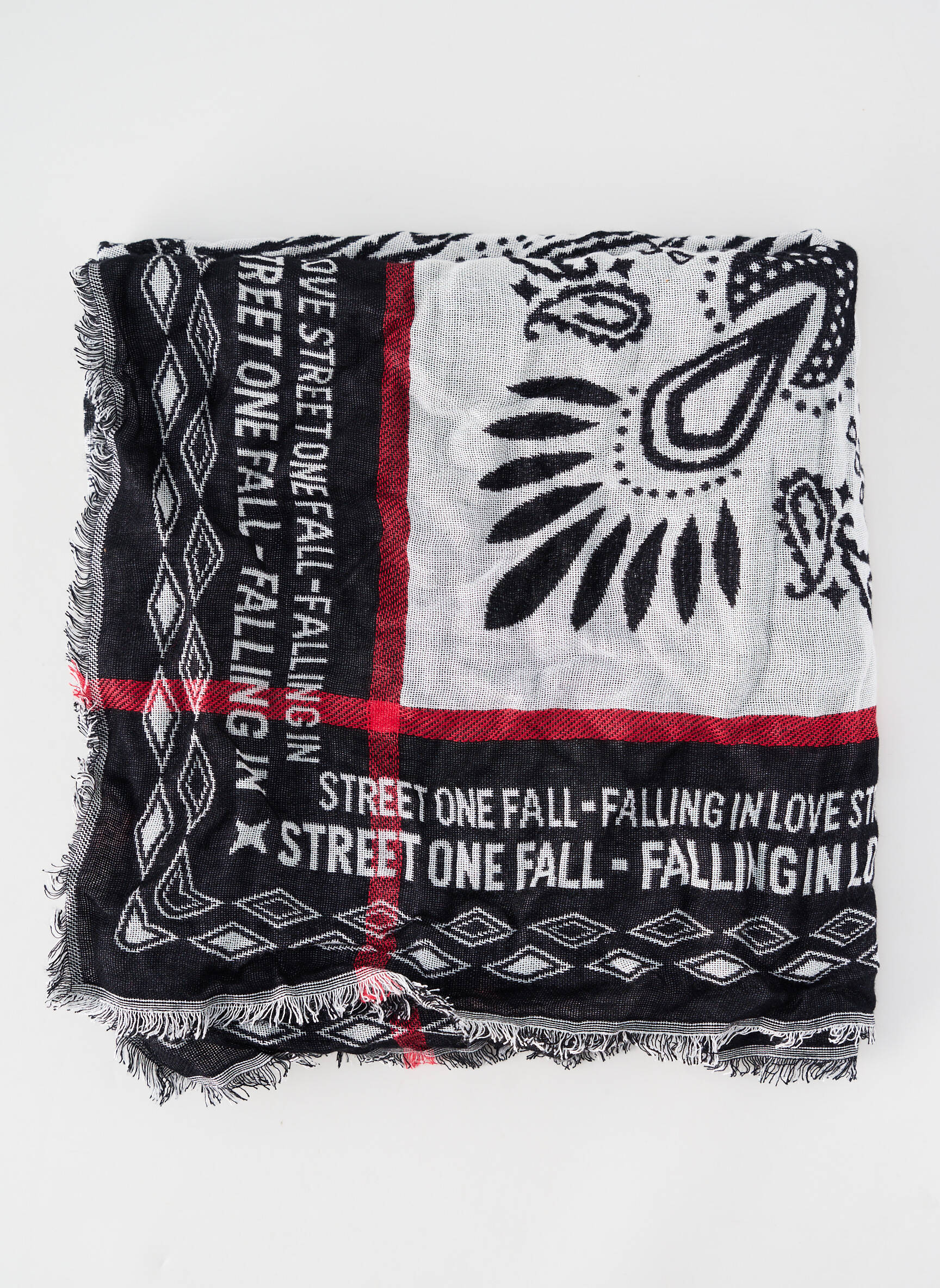 Foulard noir STREET ONE femme