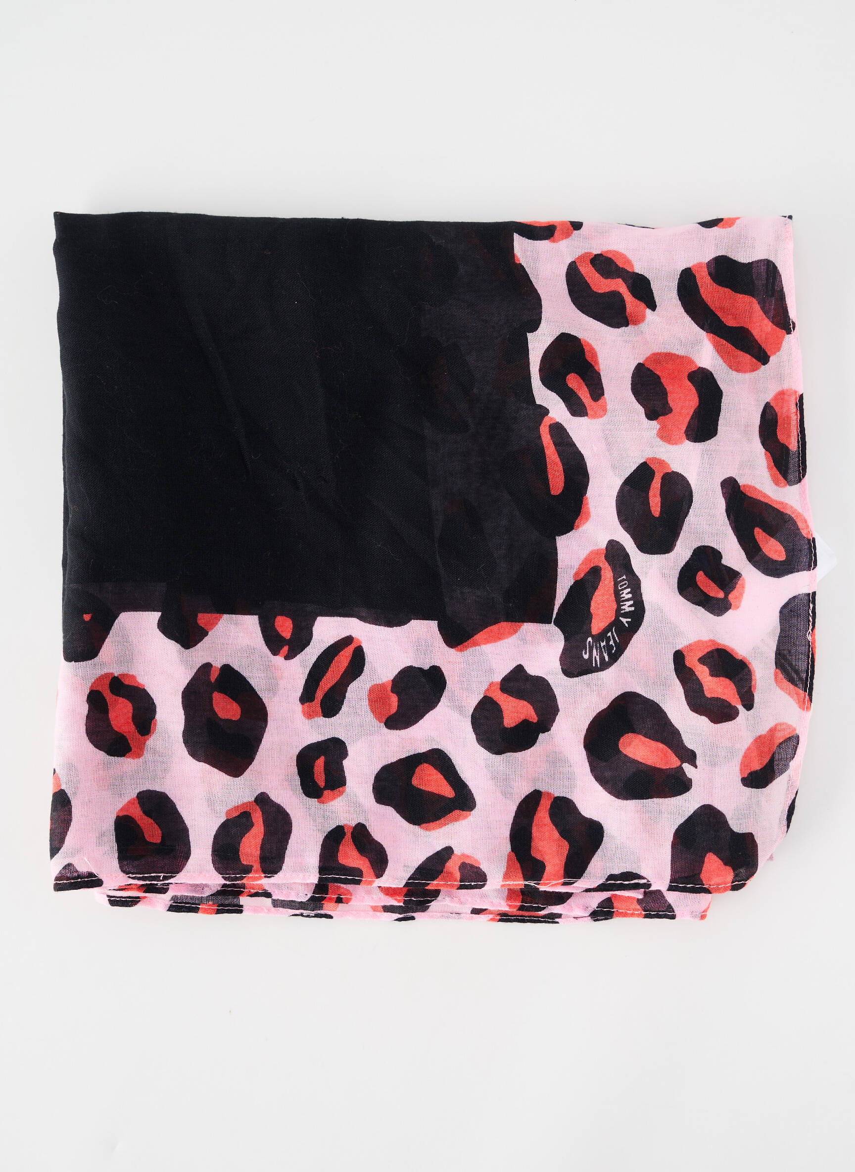 Foulard noir TOMMY HILFIGER femme