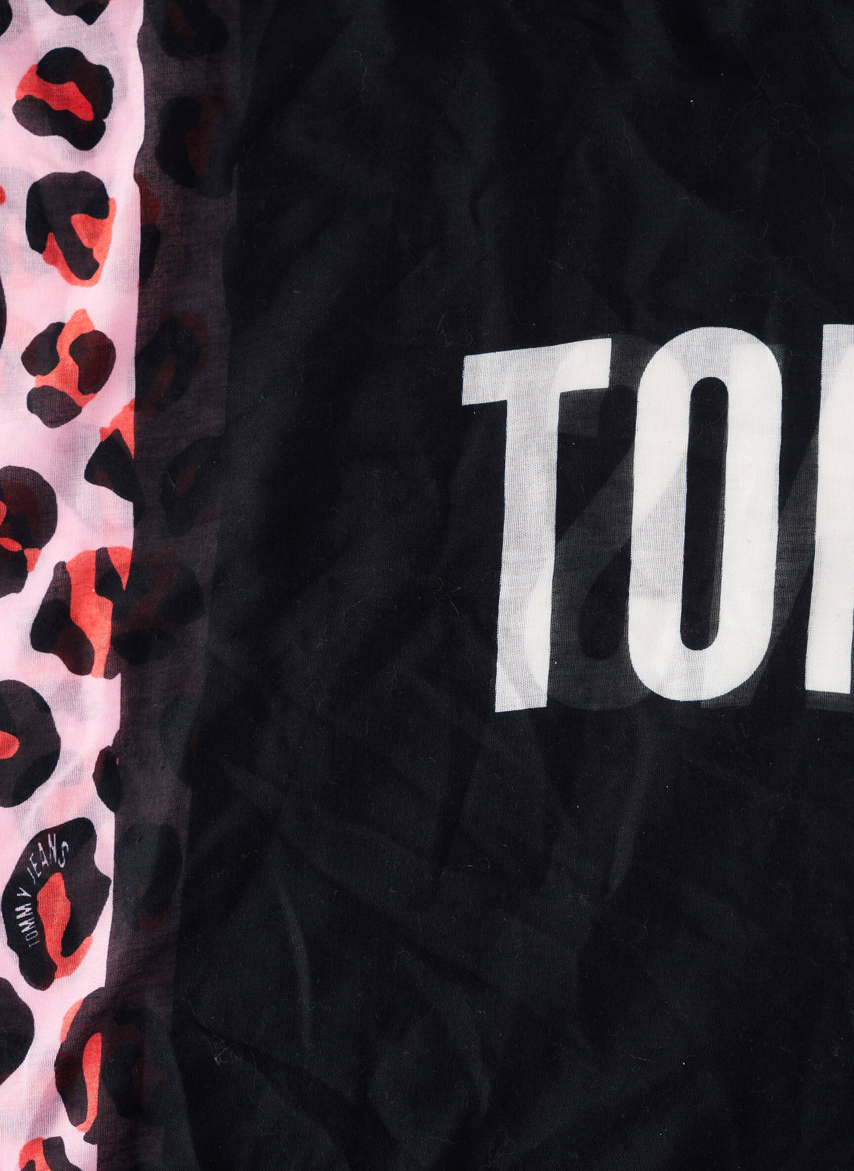 Foulard noir TOMMY HILFIGER femme