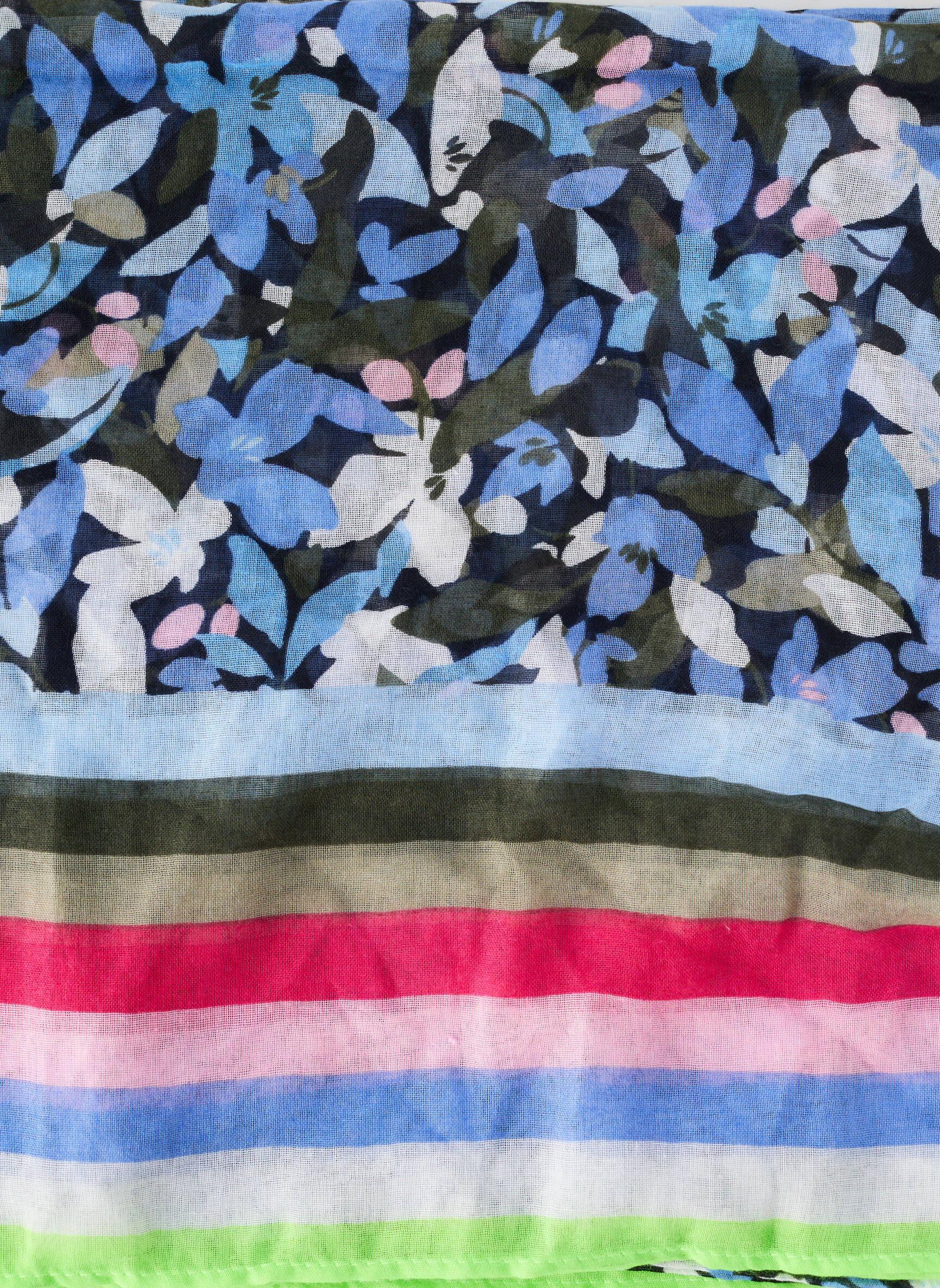 Foulard bleu STREET ONE femme
