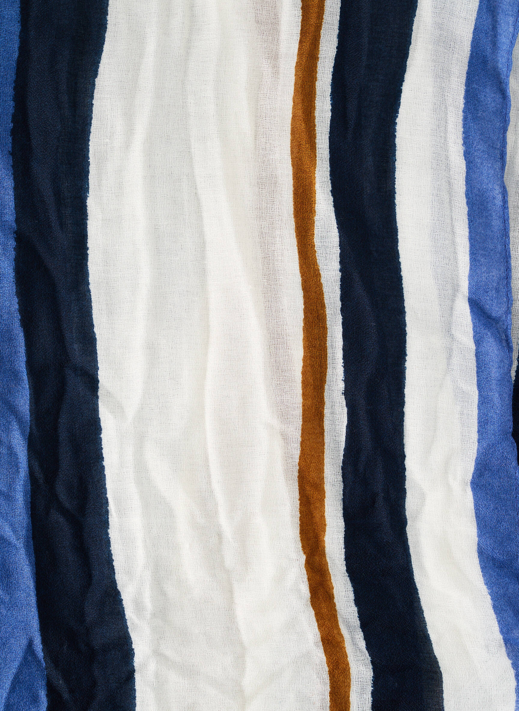 Foulard bleu MANGO femme